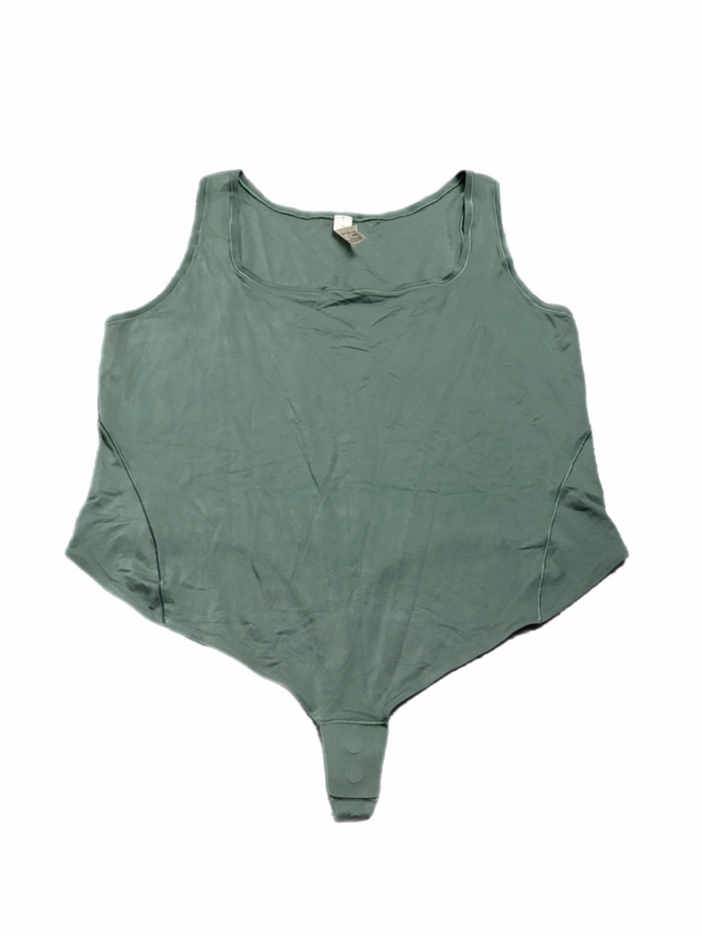 NWOT Lululemon Wundermost Nulu Square-Neck Sleeveless Bodysuit Medium Forest 1X
